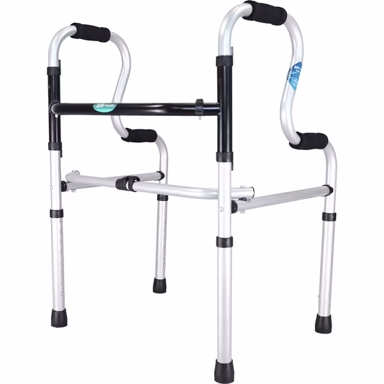 Medizinischer Rollator aus Aluminium für behinderte Patienten, zusammenklappbar
