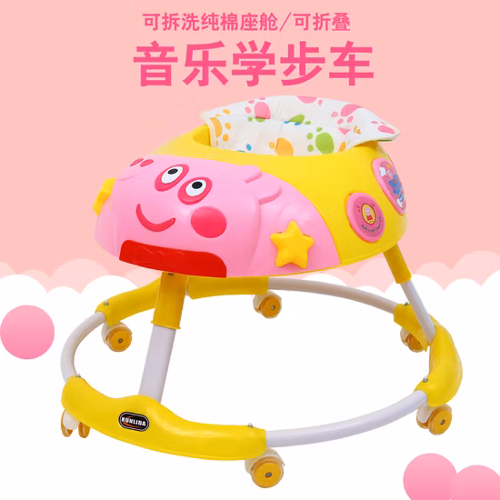 Abnehmbarer 3-in-1-Lauflernwagen mit echter Stange